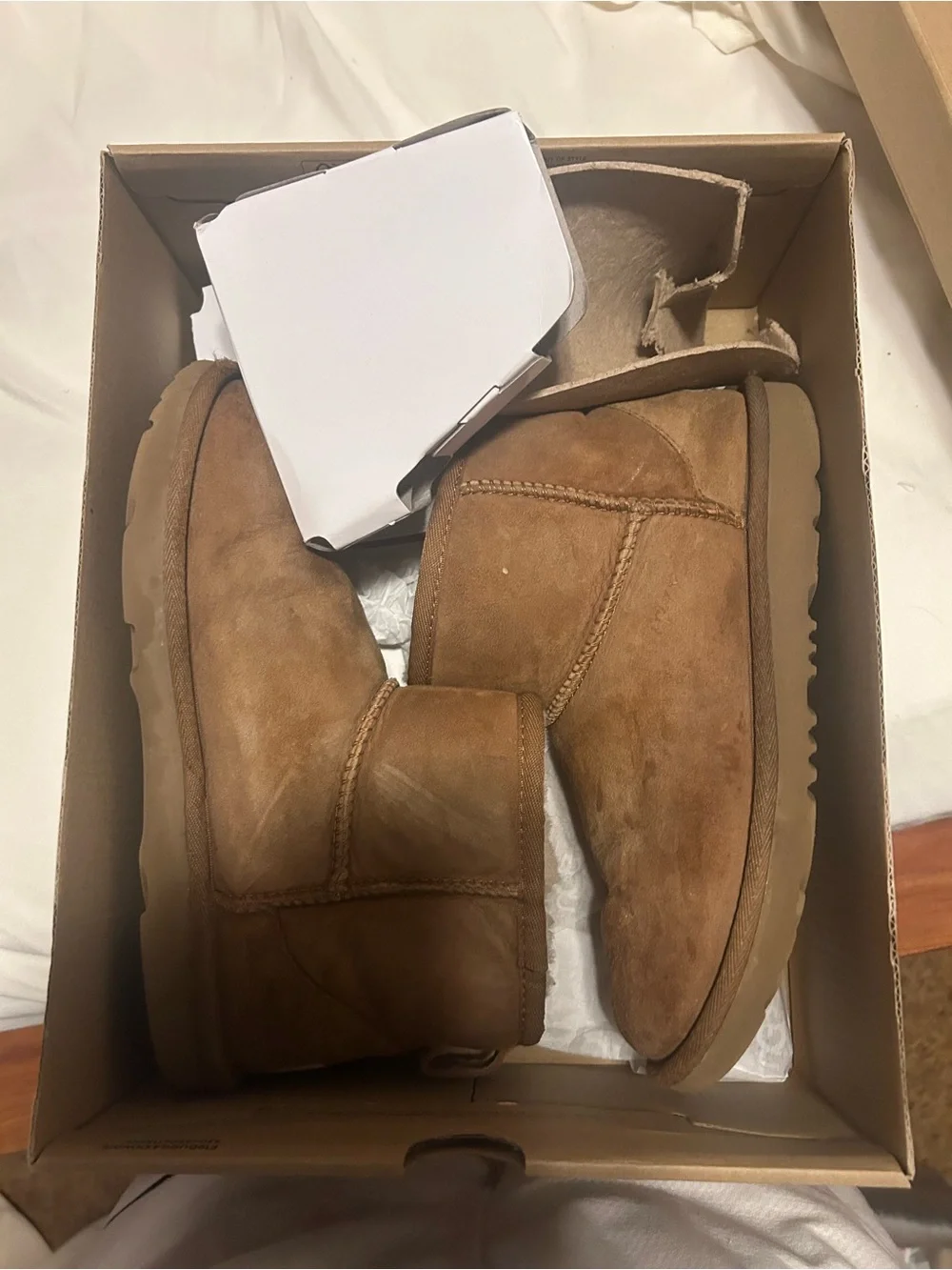 UGG Kids Chestnut Mini Classic Boot - Tan Suede